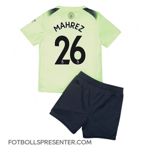 Manchester City Riyad Mahrez #26 Tredje tröja Barn 2022-23 Kortärmad (+ korta byxor)